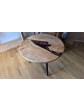 maple burl and epoxy coffee table